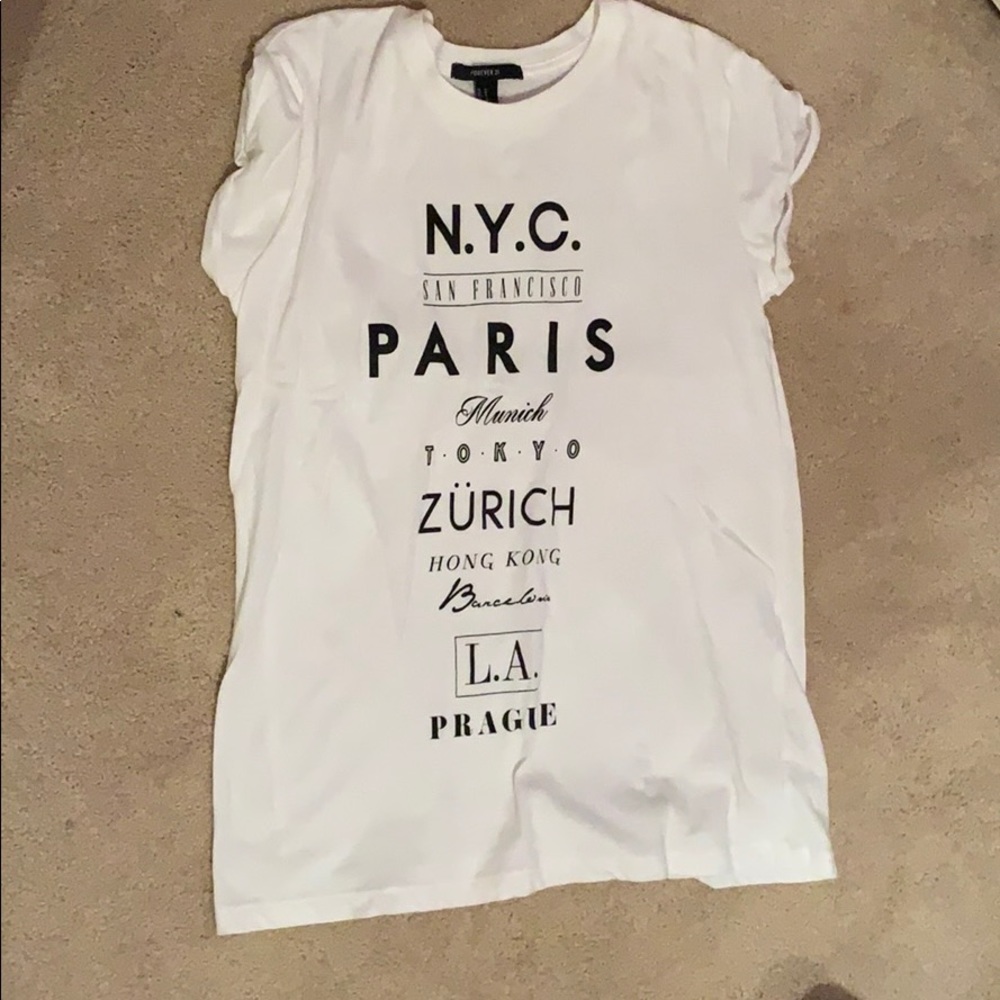 Never Worn Before Comfortable White TShirt